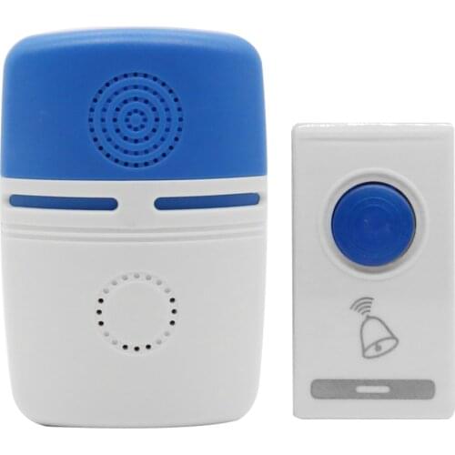 Wireless Smart Doorbell Remote Control 32 Tune Songs Intelligent Door Ring Home Office Hotel Security Transmitter+Receiver