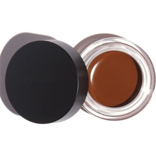 Comestic Waterproof Eye Liner Gel Makeup Long Lasting Liquid Eyeliner Cream Eyeliner Makeup Set + Black Brush