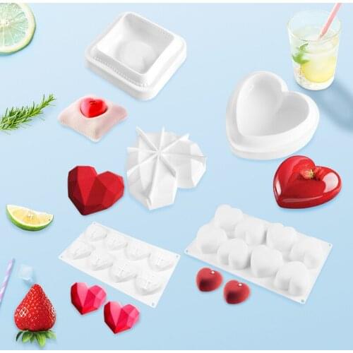 DIY Chocolate Chip Mold Silicone Waffle Mould Non-stick Kitchen Bakeware Candy Protein Engery Bar Silicone Break Apart