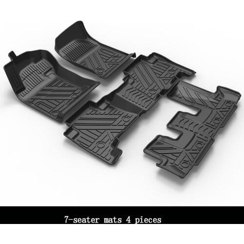 For Toyota Land Cruiser Prado Floor Mats Custom Car All-Weather TPE Specialized Foot Mat Protection Carpet Modified