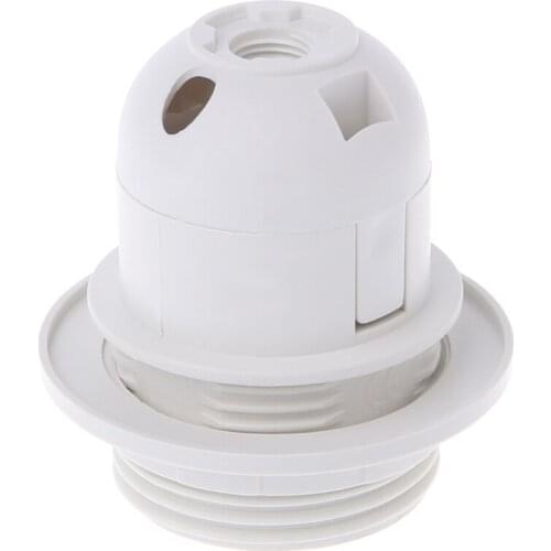 E27 Lamp Bulb Holder Edison Screw Cap Socket White/Black Pendant Ceiling Light
