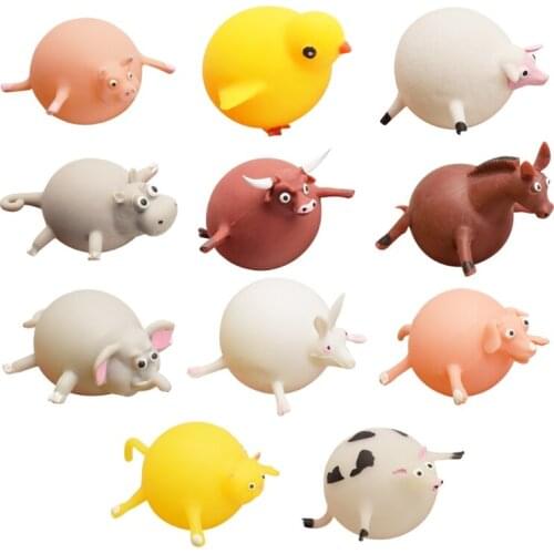 TPR Blowing Animal Toys Birthday Gifts Presents for Christmas Thanksgiving and New Year for Kids Friends and Families