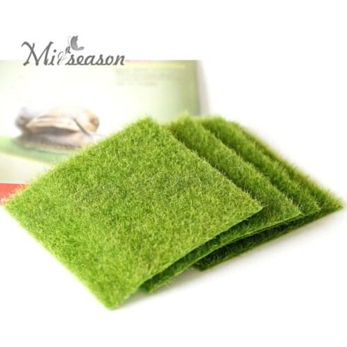 Artificial Micro Landscape Moss Grass Lawn Turf DIY Fairy Garden Simulation Plants Home Landscaping Wall Decor Table Decoration