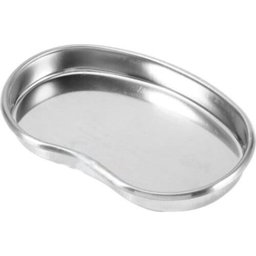Stainless Steel Tray Curved 19*11*2.5cm Kitchen Storage Tool For Prevents Things Falling Down