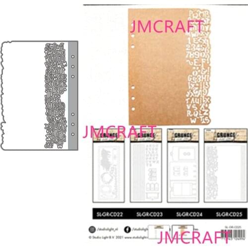 JMCRAFT2021 New Notebook decoration #4 Metal Cutting Dies 3D DIY Scrapbook Handmade Paper Craft Metal Steel Template Dies