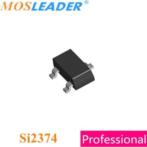 Mosleader Si2374 SOT23 3000PCS Si2374DS Si2374DS-T1-GE3 N-Channel 20V 5.9A 3A Made in China High quality