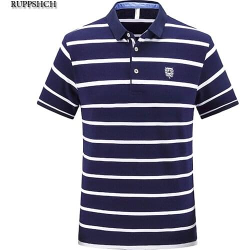 New Arrival Brand Polo Shirt Men Embroidery Striped Long Sleeve Men Polo Shirt High Quality Cotton Camisas Polo Shirt