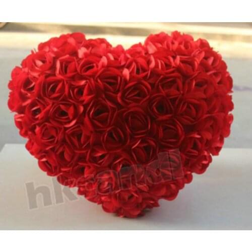 Plush decoration chair pillows rose Heart Shape novelty Hold Home Decor Decorative Pillows Sofa Throw Pillow stuffed Plush CD008