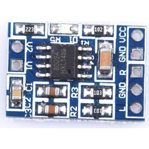 Super Mini HXJ8002 Audio Power Amplifier Board Mono Channel Voice Low Noise Amplifiers Module 2.0-5.5V Replace PAM8403
