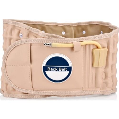 Waist Air Traction Brace Belt Spinal Lumbar Correction Pain Relief Support Heat Therapy Physio Decompression Traction