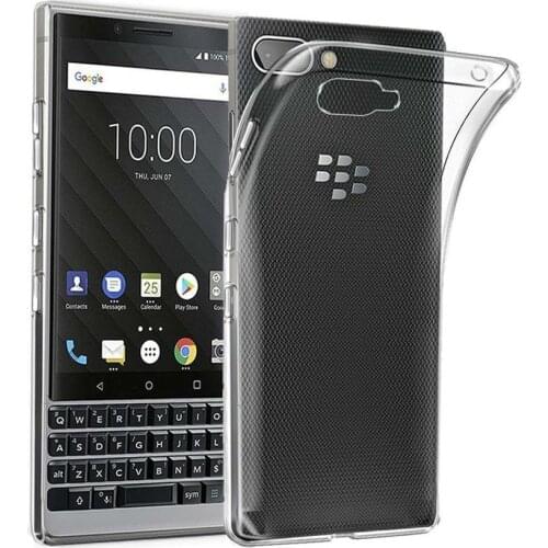 Transparent Clear Case Soft TPU Silicone Back Cover Case For BlackBerry KEY2 LE BBE100-1 Shockproof Cases BBE100-4 Cover