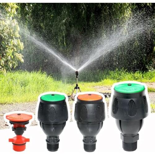 HEMAN 2pcs 1/2'' Rotary Garden Lawn Sprinkler 360 Degrees Slow Speed Rotaing Water Sprinkler Nozzle Garden Watering Irrigation