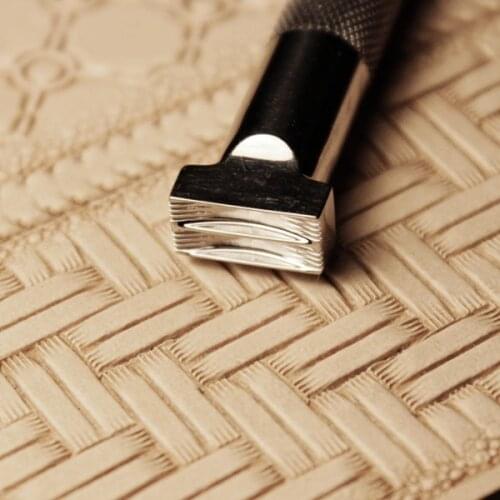 Woven pattern Diy Handmade Leathercraft Printing Tool For Leather Carving Leather Craft Stamps