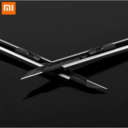 Xiaomi Youpin Utility Knife Aluminum Alloy Metal Blade Self-locking Design Sharp Angle with Fracture Knife Cutter