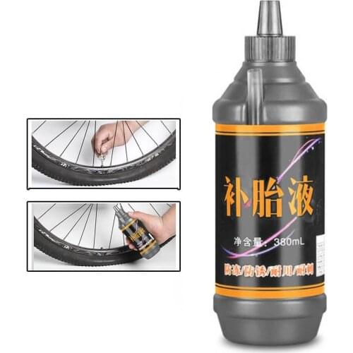 380ML Vacuum Tire Inner Tube Repair Glue Car Motorcycle Mountain Bike Universal Tire Sealant Repair Fluid