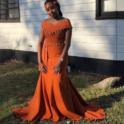 Verngo Aso Ebi Mermaid Evening Dresses Off Shoulder Peplum Long Formal Prom Party Gowns vestidos de fiesta Plus Size Custom