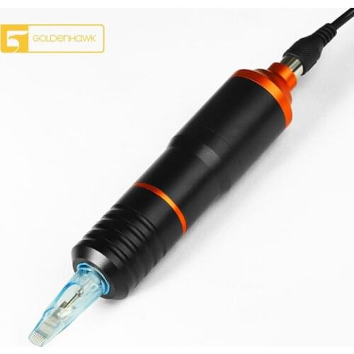 GOLDENHAWK Rotary Tattoo Machine Pen RCA Interface Import Motor Professional Permanent Makeup Tattoo Machine for Tattoo Artists