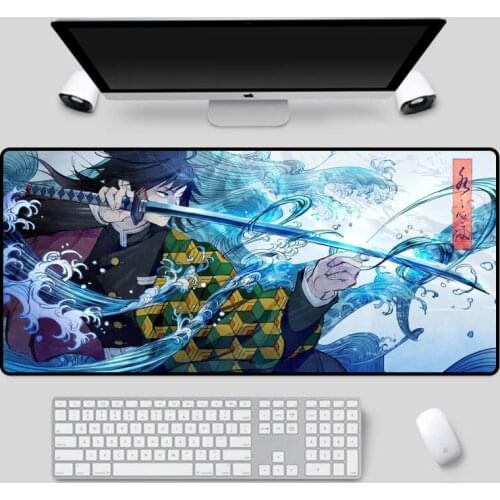 XGZ Large size exquisite anime pattern mouse pad cool swordsman series table pad computer office rubber anti-skid keyboard pad