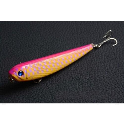 1Pcs Lifelike Pencil Lures Minnow Fishing Bait 8.5cm/9.8g Topwater Crankbait Artificial Hard Swim Bass Baits Tackle Wobblers