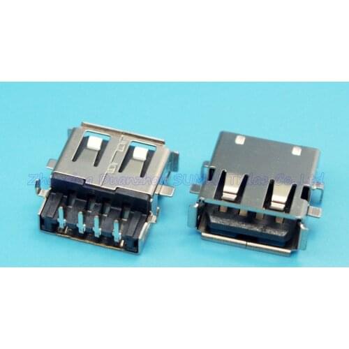 10pcs/lot Original New 2.0 USB female Jack Connector for Laptop ASUS Lenovo HP Samsung etc