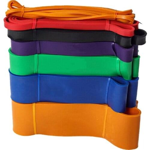 7pcs/Set Natural Latex Bands Fitness Resistance Rubber Bands Pull Up Resistance Bands Hanging Training Strap