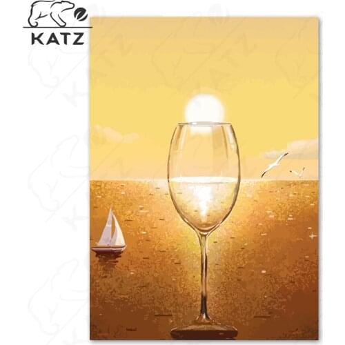 Diamond Painting Colorful Hot Air Balloon Diamond Embroidery Cross Stitch Landscape Picture Rhinestone Mosaic Craft Kit