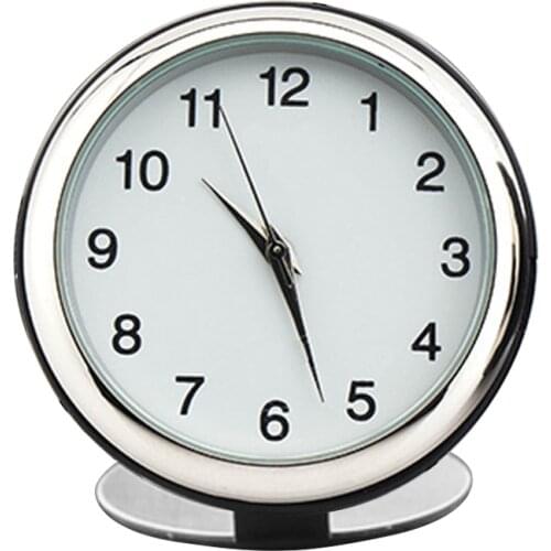 Yolu Car Clock Mini Automobiles Digital Watch Quartz Clocks Stick-on Auto Ornament Car Accessories for Cars SUV MPV