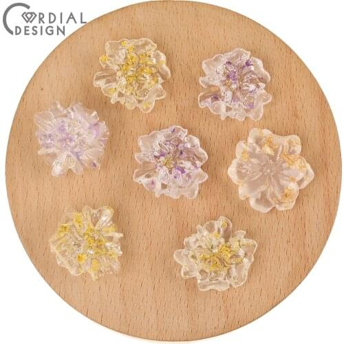 Cordial Design 50Pcs Resin Beads/Jewelry Accessories/DIY Decoration/Hand Made/Earrings Making/Jewelry Findings & Components