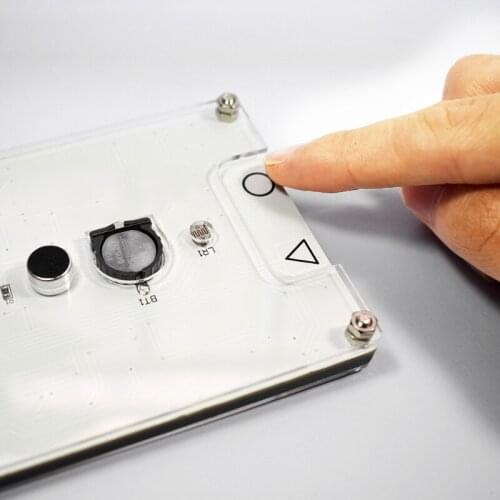 Large Rainbow Color Digital Tube DS3231 Clock DIY Kit With Customizable Colors N58A