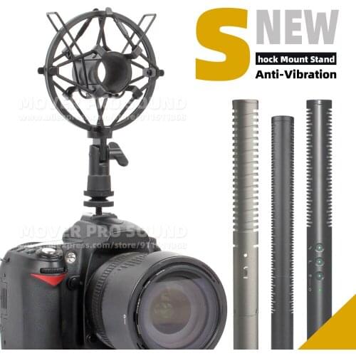 For Rode NTG2 NTG3 NTG4 NTG4+ NTG 2 3 4 + Shotgun ON CAMERA DSLR Microphone Shock Mount Suspension Stand Clip Spider Mic Holder