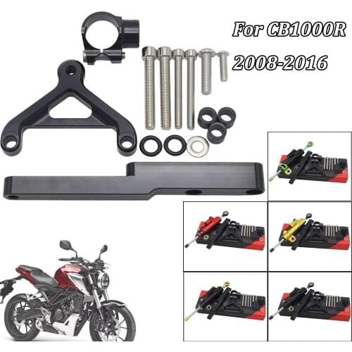 For HONDA CB1000R CB 1000R 2008-2016 2015 2014 2013 Motorcycle Steering Damper Stabilizer Linear Reversed Safety Control Bracket