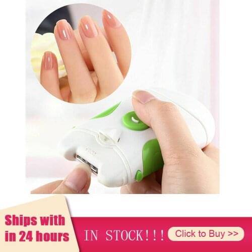 Electric Nail Trimmer and Nail File Electronic Manicure Pedicure Tool File and Trim Hand and Toe Nails маникюрный nail