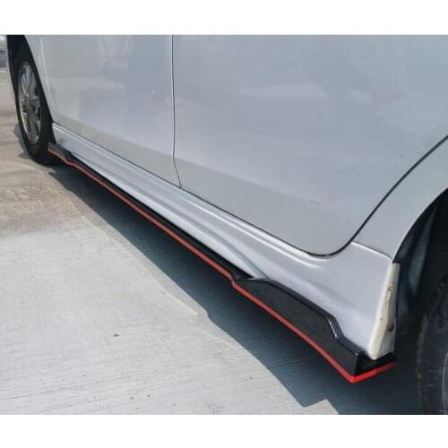 4PCS ABS SIDE BODY SKIRTS KIT LIP COVER FOR Audi SLINE A3 S3 RS3 A4 S4 RS4 A5 S5 RS5 B8 B9 A6 S6 RS6 C7 C8 A7 S7 RS7 A8 S8