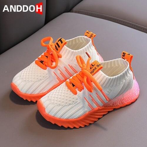 Size 21-30 Children Led Breathable Sneakers Unisex Glowing Shoes Girls Lightweight Luminous Sneakers Baby Glowing Casual Shoes
