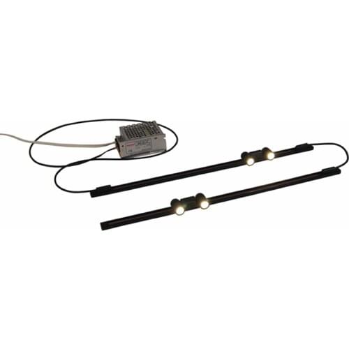 Track Rail 500 mm for Mini Showcase Track Lighting Jewelry led lighting Display Cabinet Light