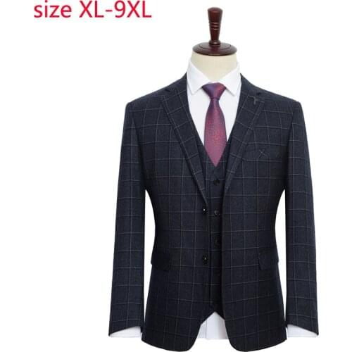 New Arrivla Men Loose Autumn Winter Handsome Super Large Single Breasted Casual Mens Suit Jacket Blazers Plus Size XL-7XL8XL9XL