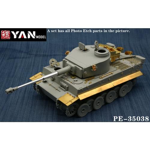 Yan Model PE-35038 1/35 Tiger I Early Production Detail Up Set for Border BT-010