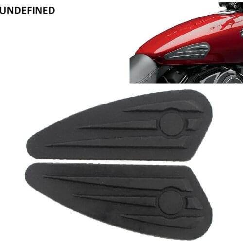 Motorcycle Sticker Tank Traction Pad Vintage Side Knee Grip Protector Decal For Harley Honda Suzuki Cafe Rcaer Pegatinas Moto