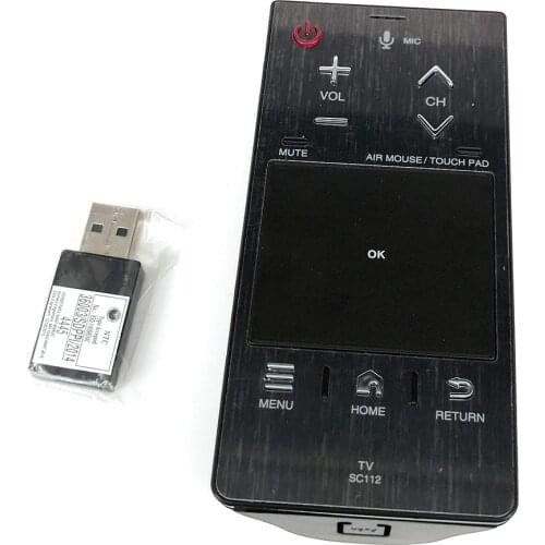 New Original SC 112 AIR MOUSE / TOUCH PAD VOICE Remote Control With USB For SHARP TV SC112 36003 / 36004/SDPPI/2014 398GM10BESP0