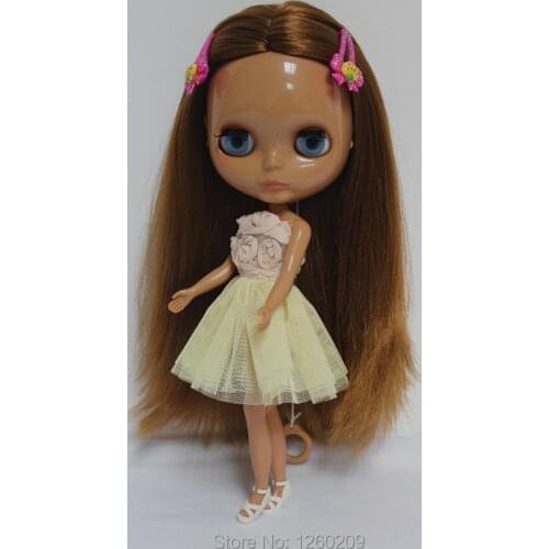 New Arrvial Black Skin Doll Chocolate Skin Doll Suitable for DIY Change Doll (S1505012)