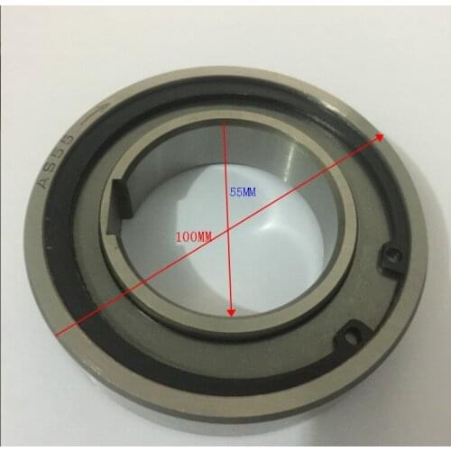 NSS55 AS55 (55*100*21MM) Freewheel Type Overrunning Clutch , Backstop one way Clutch, CAM CLUTCH