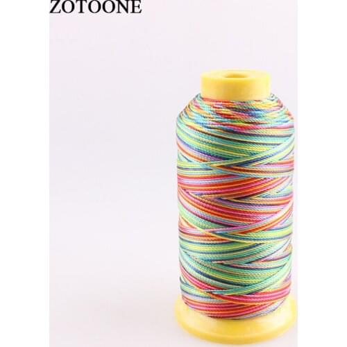 ZOTOONE 500D Polyester Bobbin Quilting-supplies Thread Filament For Embroidery Machine Sewing New Free Shipping Wholesale D