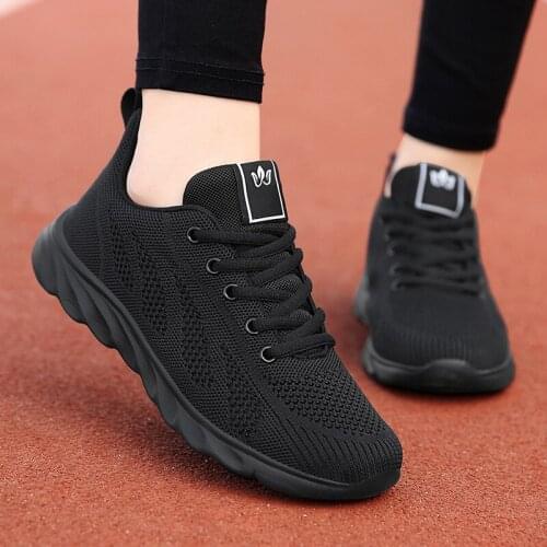 Size 41 Casual Sports Shoes Womens Mesh Sports Shoes Flat Shoes Womens Shoes 2021 Spring And Summer New