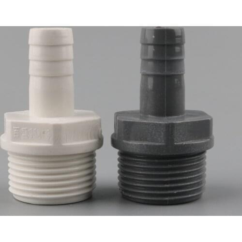 5Pcs 3/4'' Male Thread To 12Mm Hose Connector PVC Quick Connector Plastic Pagoda Joint Garden Irrigation Pvc Pipe Adapter