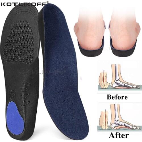 Sports Orthopedic Insoles Light Weight Orthotic Care Insert Arch Support Flat Feet Shoe Pad Cubitus Varus Orthotics Feet Cushion