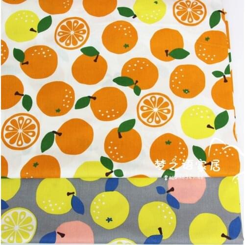 Syunss Yellow Lemon Printed Diy Patchwork Cloth For Quilting Baby Cribs Cushions Dress Sewing Tissus Twill Cotton Fabric Tecido