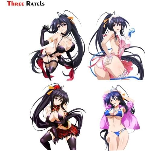 Three Ratels FC562 Akeno Himejima Render Decal Anime Sex Girl CAR Sticker Vinyl