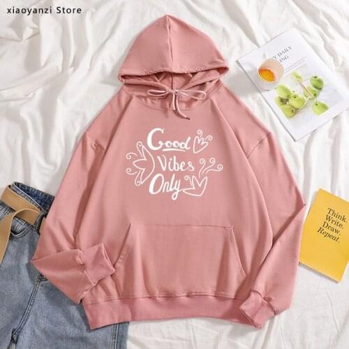 Good Vibes Unisex hoodies Women sweatshirts High Quality Tumblr Casual spring autumn Cotton pullovers Greys Anatomy OT92892