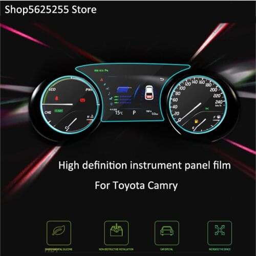 Car Instrument Panel Protective Film Fingerprint Proof Interior Protective Film Interior For Toyota Camry 2018 2019 2020