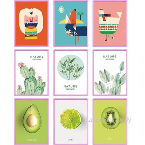 1:6 Dollhouse 4.7*6.4cm Miniature Mural Photo Frame Model for BJD Dollhouse Furniture Accessories